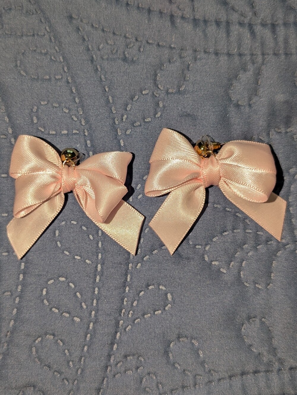 Pink Bow Earrings